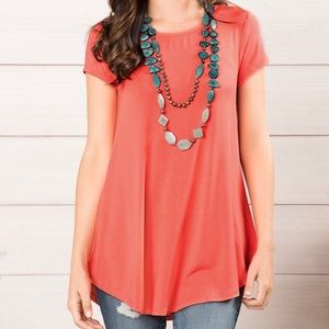 New New Matilda Jane XS Nectarine Dream shirt